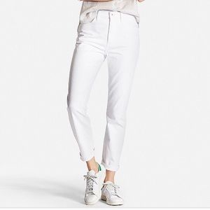 Uniqlo white jeans